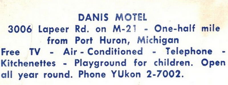 Danis Motel - Vintage Postcard (newer photo)